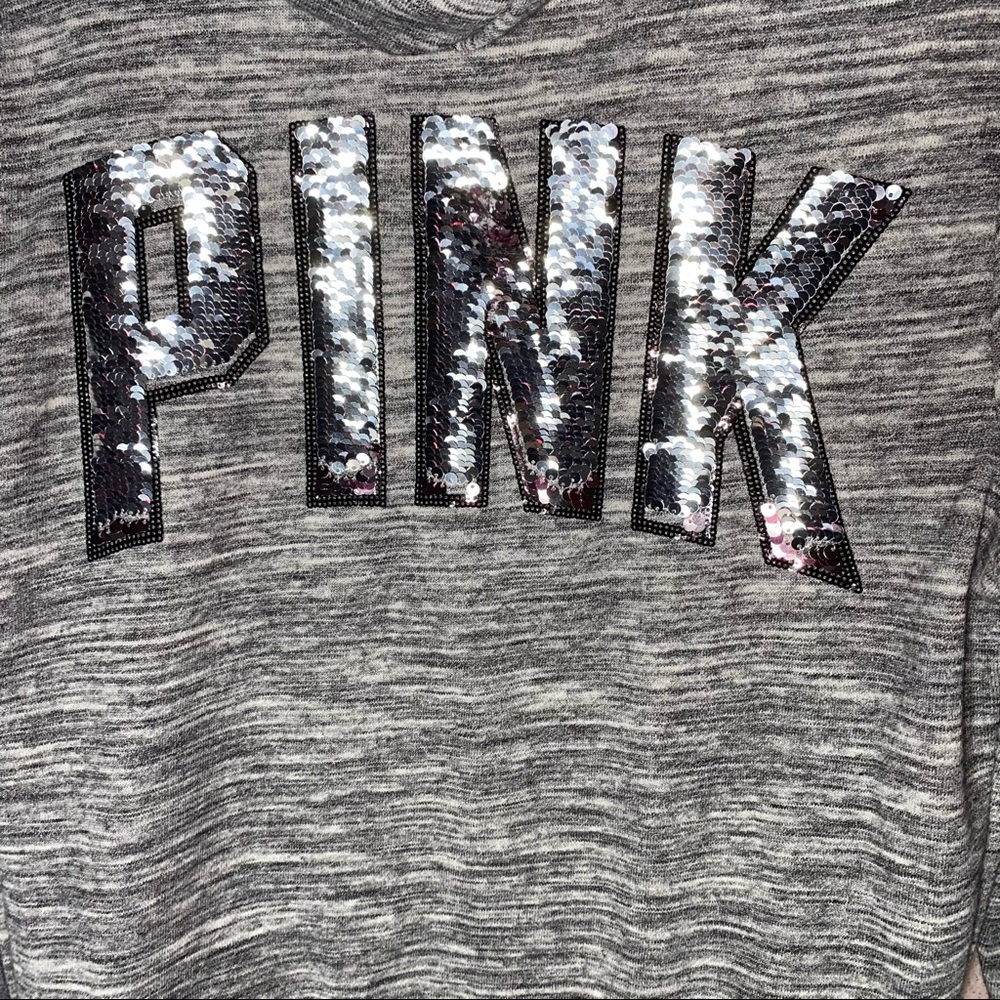 NEW Victoria's Secret PINK Bling Zip Up Sweatshirt size XS - Picture 15 of 16